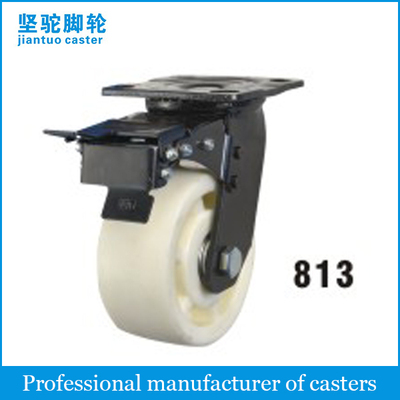 Extra Heavy Duty Elastic Nylon Caster (Double Bearing 6mm) 813