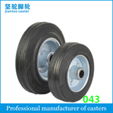 Black Rubber Industrial Caster (Rubber) 043