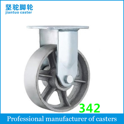 Heavy Duty PU Caster with Cast Iron Rim 342/632