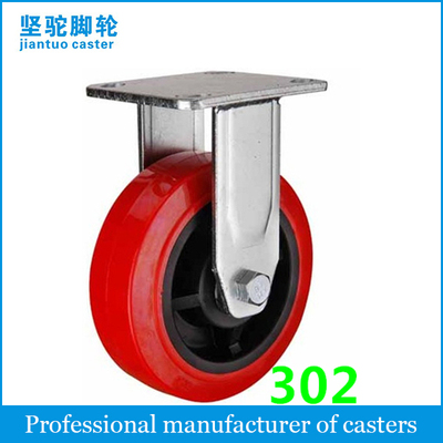 Heavy Duty Rubber Caster with Cast Iron Rim 302/622