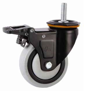 Chui Type Grey PU Caster