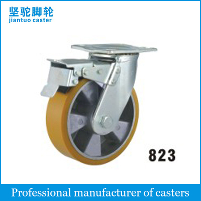 Extra Heavy Duty Aluminium Polyurethane Wheel Caster (6mm) 823