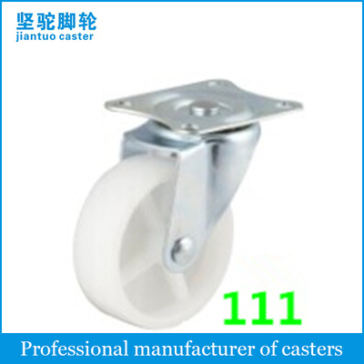 Light Duty White PP Caster 111