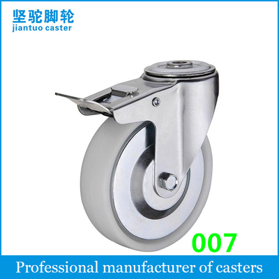 White PP Industrial Caster 007/347