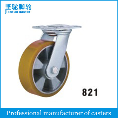 Extra Heavy Duty Aluminium Polyurethane Wheel Caster (6mm) 821